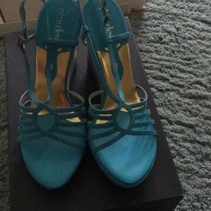 Charles David Turquoise platforms